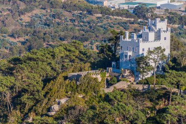 Portekiz, Sintra 'daki Monte Sereno tepesinde bir villa.