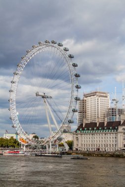 Thames Nehri ve Londra Gözü Londn, İngiltere
