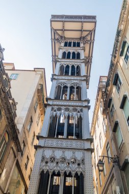 Santa justa Asansör Lizbon, Portekiz