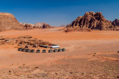 Wadi Rum çöl, Jordan Bedevi kampında