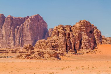 manzara, wadi rum çölün, jordan