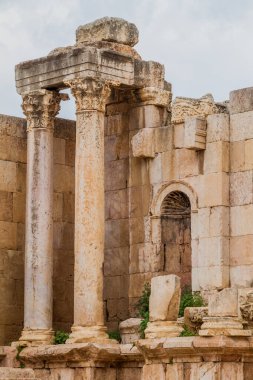 Jerash, Ürdün 'deki Güney Tiyatrosu harabeleri