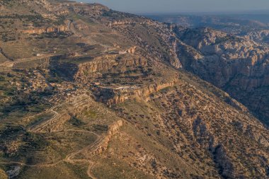 Dana Biyosfer Reserve, Ürdün 'deki Wadi Dana Kanyonu' ndan Riom