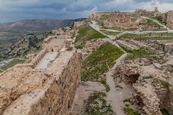 Ruinen Der Karak Burg Jordanien — Stockfoto