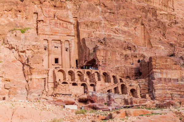 Petra Jordanien Mars 2017 Urngrav Den Antika Staden Petra Jordanien — Stockfoto