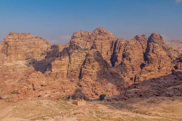 Rocky Mountains Ancient City Petra Jordan — ストック写真