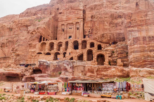 Petra Jordanië Maart 2017 Urn Graf Oude Stad Petra Jordanië — Stockfoto