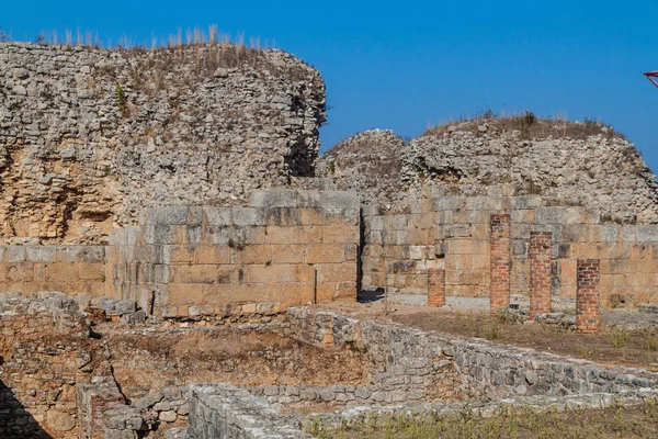 Uitzicht Romeinse Ruïnes Van Conimbriga Portugal — Stockfoto