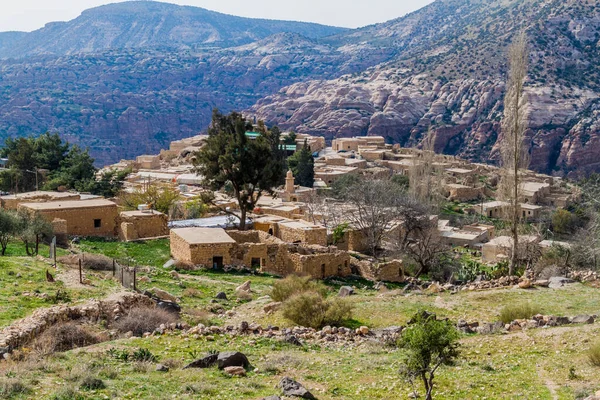 Widok Wioskę Dana Jordania — Zdjęcie stockowe