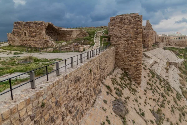 Ruinas Del Castillo Karak Jordania — Foto de Stock