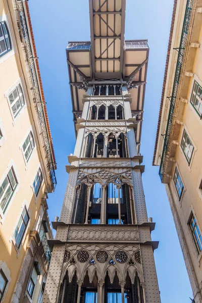 Santa Justa Hissen Lissabon Portugal — Stockfoto