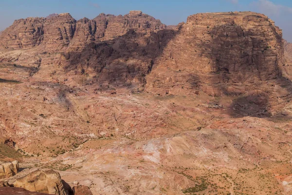 Paisagem Cidade Antiga Petra Jordânia — Fotografia de Stock