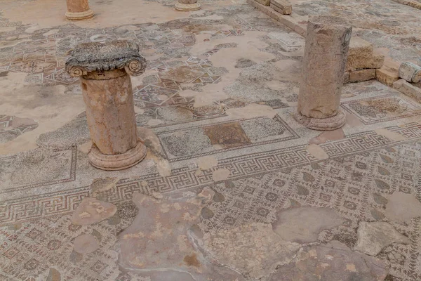 Église Évêque Isaïe Ancienne Ville Jerash Jordanie — Photo