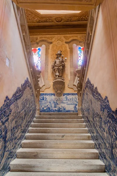 ポルトガルブラガ 2017年10月15日 ポルトガルブラガのライオ宮殿の内部 — ストック写真