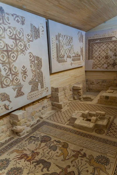 Mount Nebo Jordão Março 2017 Interior Igreja Memorial Moisés Monte — Fotografia de Stock