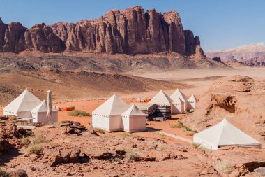 Wadi Rum çöl, Jordan Bedevi kampında