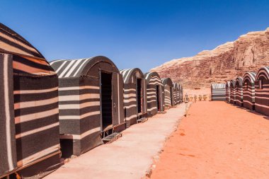 Wadi Rum çöl, Jordan Bedevi kampında