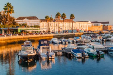 Faro, Portekiz - 5 Ekim 2017: Faro Marina, Portekiz.