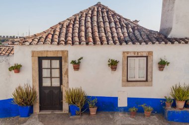 Portekiz, Obidos köyündeki eski ev.