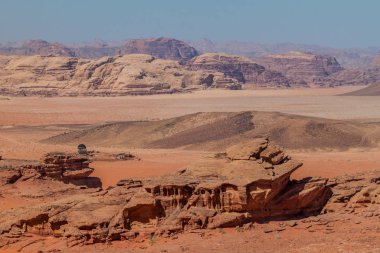manzara, wadi rum çölün, jordan
