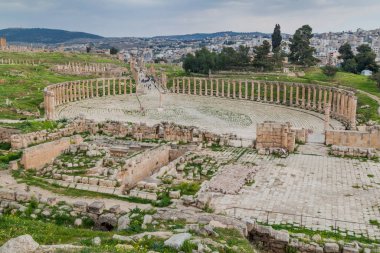 Antik şehir Jerash, Ürdün Forumu