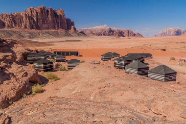 Wadi Rum çöl, Jordan Bedevi kampında