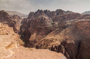 Antik şehir Petra, Ürdün yakınlarındaki manzara