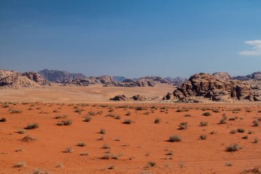 manzara, wadi rum çölün, jordan
