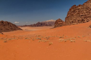 manzara, wadi rum çölün, jordan