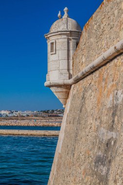 Fortaleza da Ponta da Bandeira Kalesi Lagos, Portekiz.