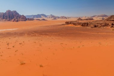 manzara, wadi rum çölün, jordan