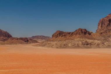 manzara, wadi rum çölün, jordan
