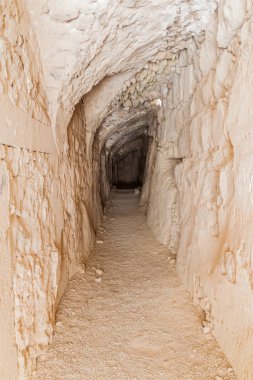 Ürdün, Karak şatosunun harabelerinde bir koridor.