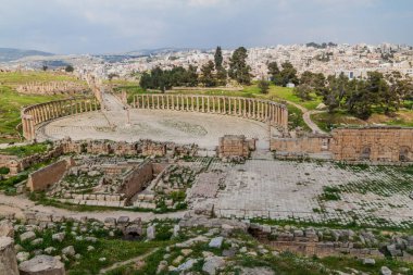 Antik şehir Jerash, Ürdün Forumu