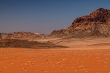 manzara, wadi rum çölün, jordan