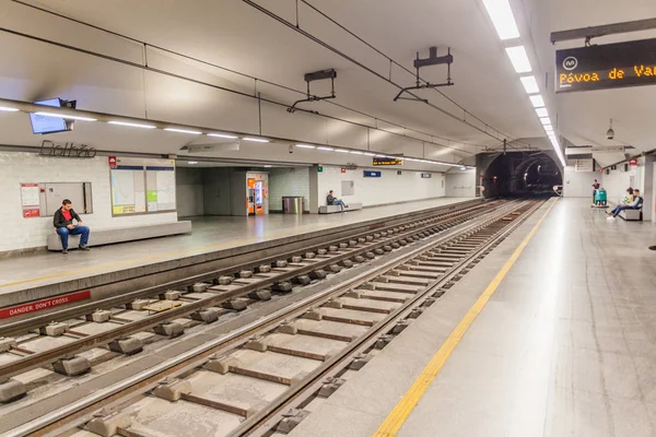 葡萄牙波尔图 2017年10月18日 葡萄牙波尔图地铁站 — 图库照片