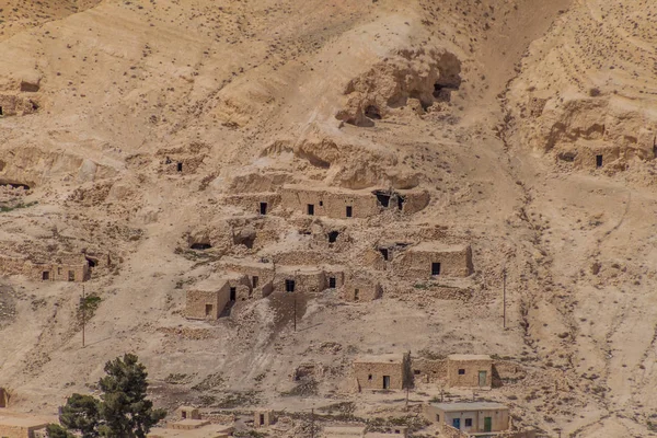 Stepped Village Shobak Jordan — Stock Photo, Image