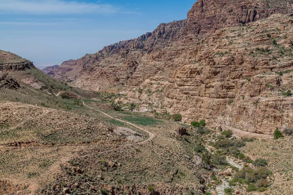 Wadi Dana Canyon Dana Biosphere Reserve Jordan — 스톡 사진