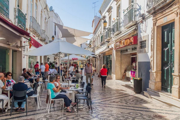 Faro Portugal Octobre 2017 Vue Une Rue Dans Centre Faro — Photo