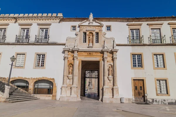 Gebouwen Van Universiteit Van Coimbra Portugal — Stockfoto