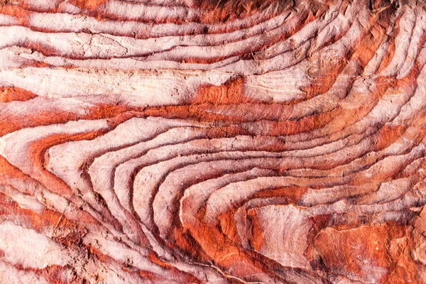 Detalle Una Estratificación Arenisca — Foto de Stock