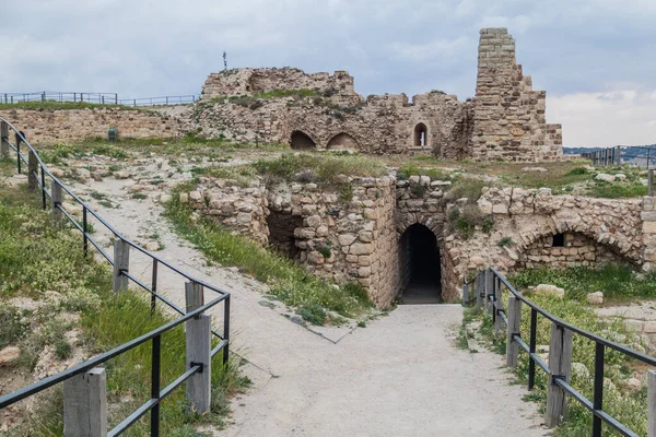 Ερείπια Του Κάστρου Karak Ιορδανία — Φωτογραφία Αρχείου