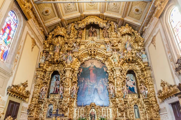 Braga Portogallo Ottobre 2017 Altare Della Chiesa Della Misericordia Braga — Foto Stock