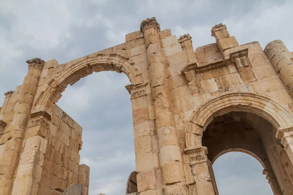 South Gate Jerash Jordan — Stockfoto