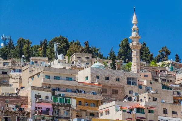 Skyline Salt Town Jordan — Stock Photo, Image