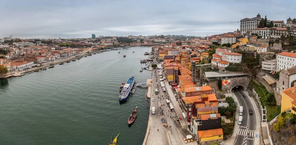 Porto Portugalia Października 2017 Widok Rzekę Douro Porto Portugalia — Zdjęcie stockowe