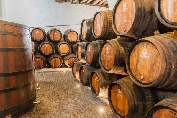 Vila Nova Gaia Portugal October 2017 Barrels Port Wine Ramos — Stock Photo, Image