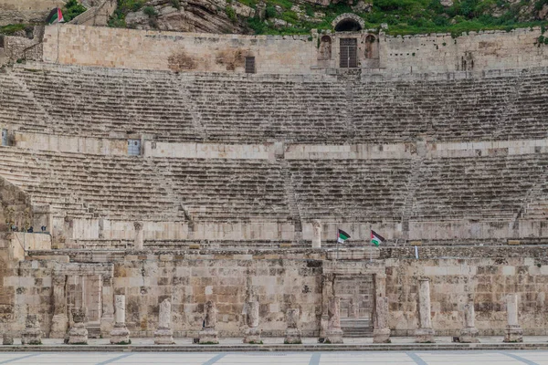 Вид Римский Театр Аммане Иордания — стоковое фото