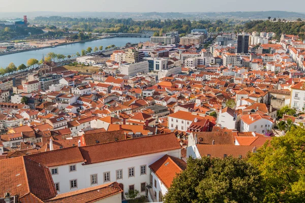 Luchtfoto Van Coimbra Portugal — Stockfoto