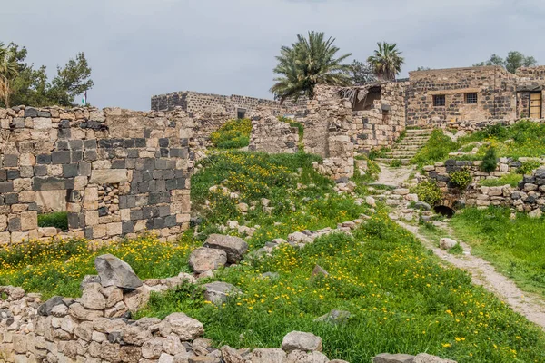 Стародавні Руїни Умм Каїса Йорданія — стокове фото